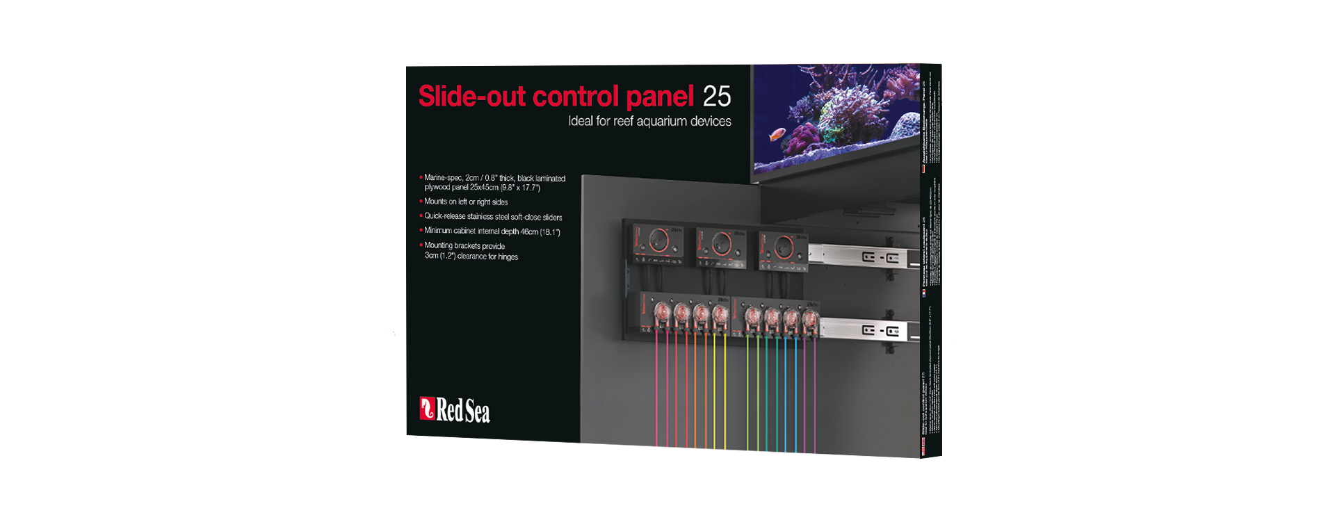 Redsea スライド式コントロールパネル＋未使用バスケット スライド式コントロールパネル | リーフアクアリウム用デバイスの